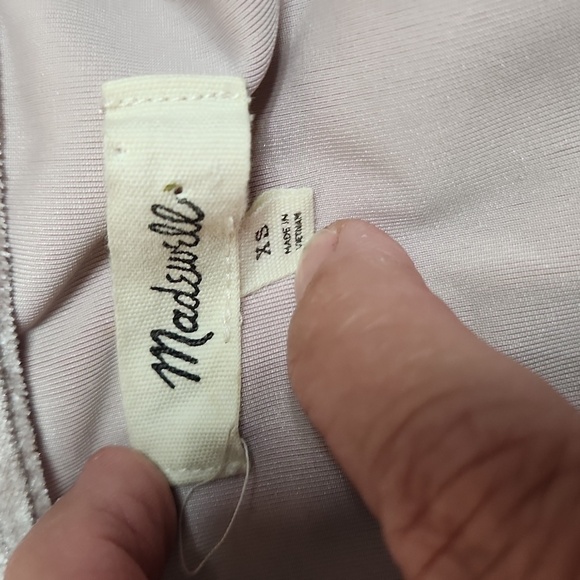 Madewell Velvet Butterfly Top in Wisteria - Picture 6 of 8